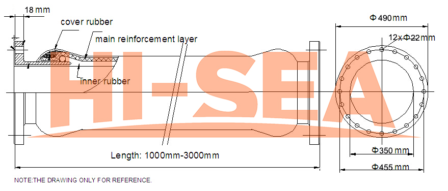 DN350 Dredge Discharge Hose